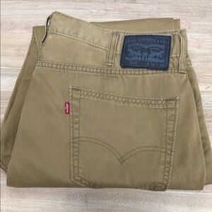 Levi's 514 Tan Denim Pants